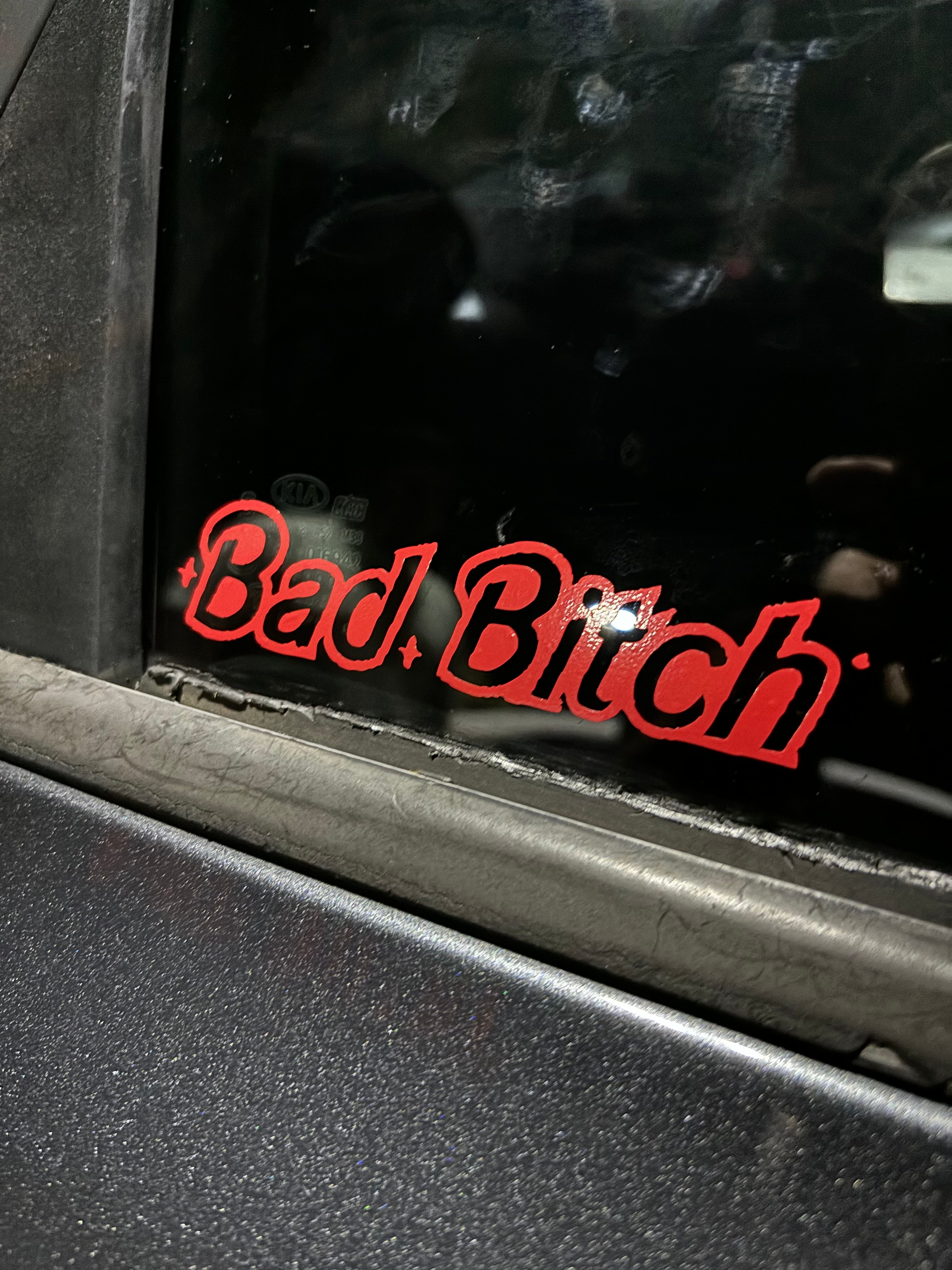 Bad bitch sticker
