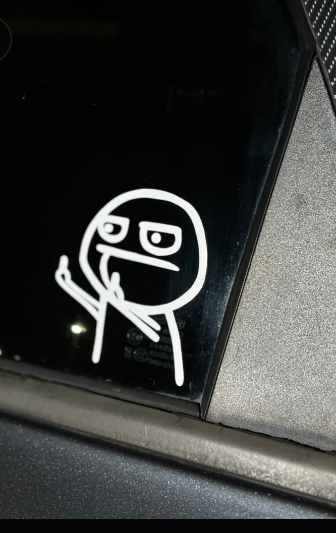 Sacando el deo 🖕🏽 stickers