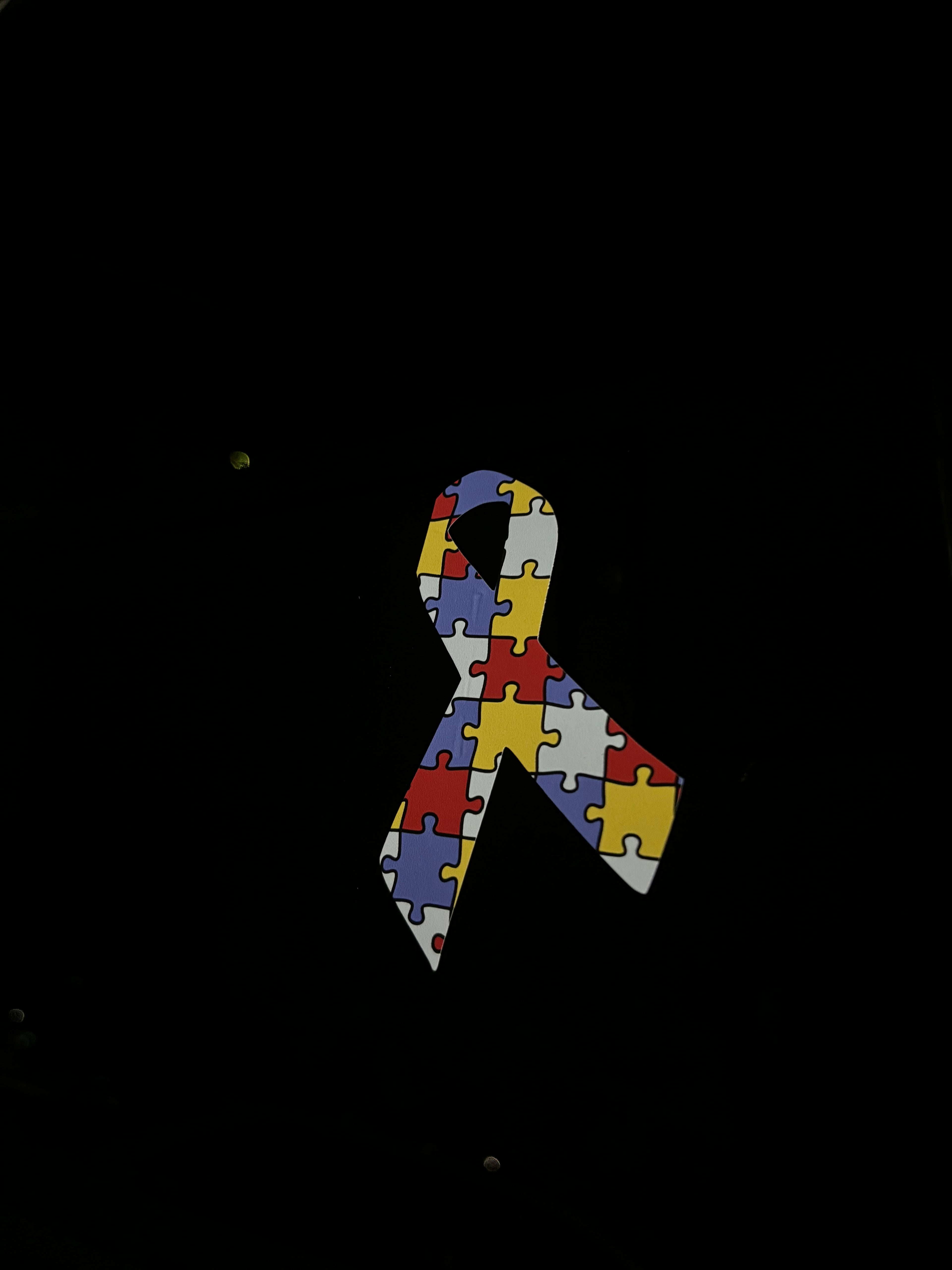 Lazo de autismo stickers