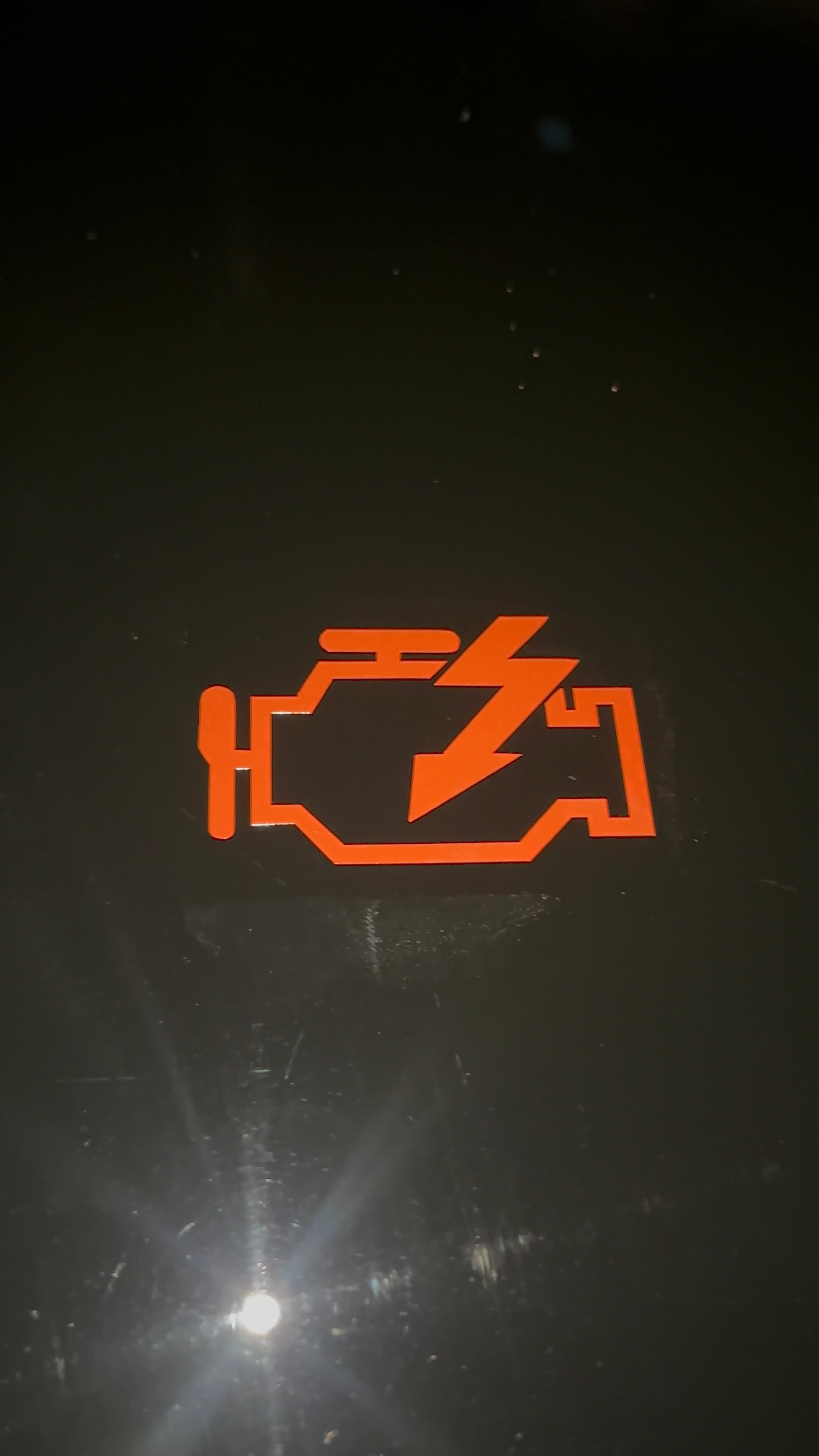 Check engine stickers