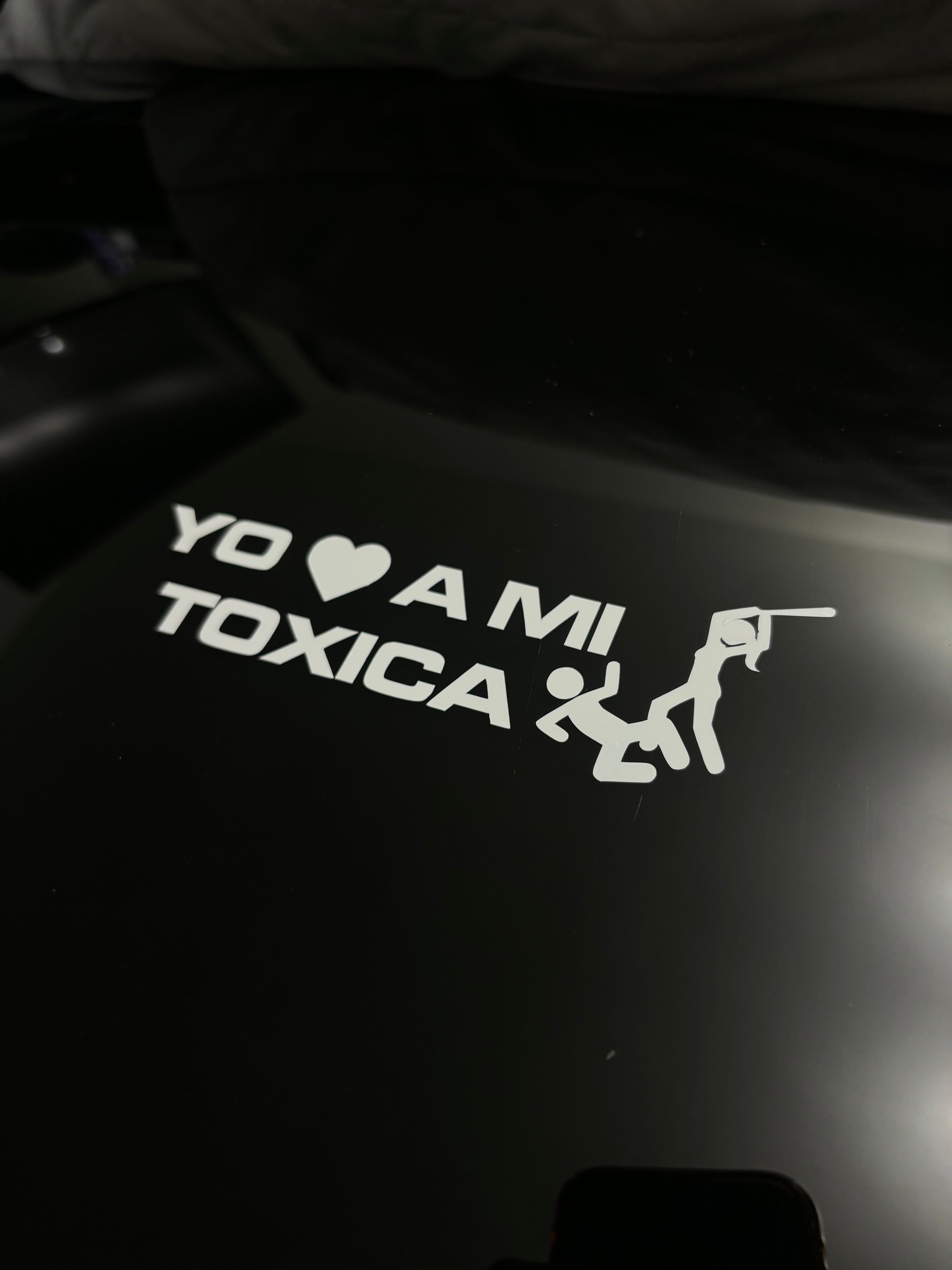 Yo ❤️ a mi tóxica sticker